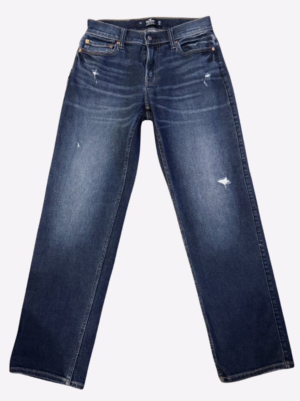 Hollister Vintage Straight Dark Wash Jeans Mens W29 L32 Denim Y2K Classic